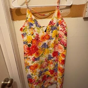 Forever 21 Floral Sleeveless Women's Slip Dress